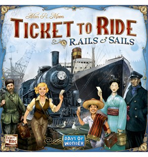 Ticket to Ride Rails & Sails Brettspill Frittstående spill 